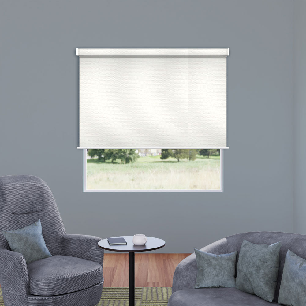 Eco Blackout Classic White Roller Blind - Diptamart